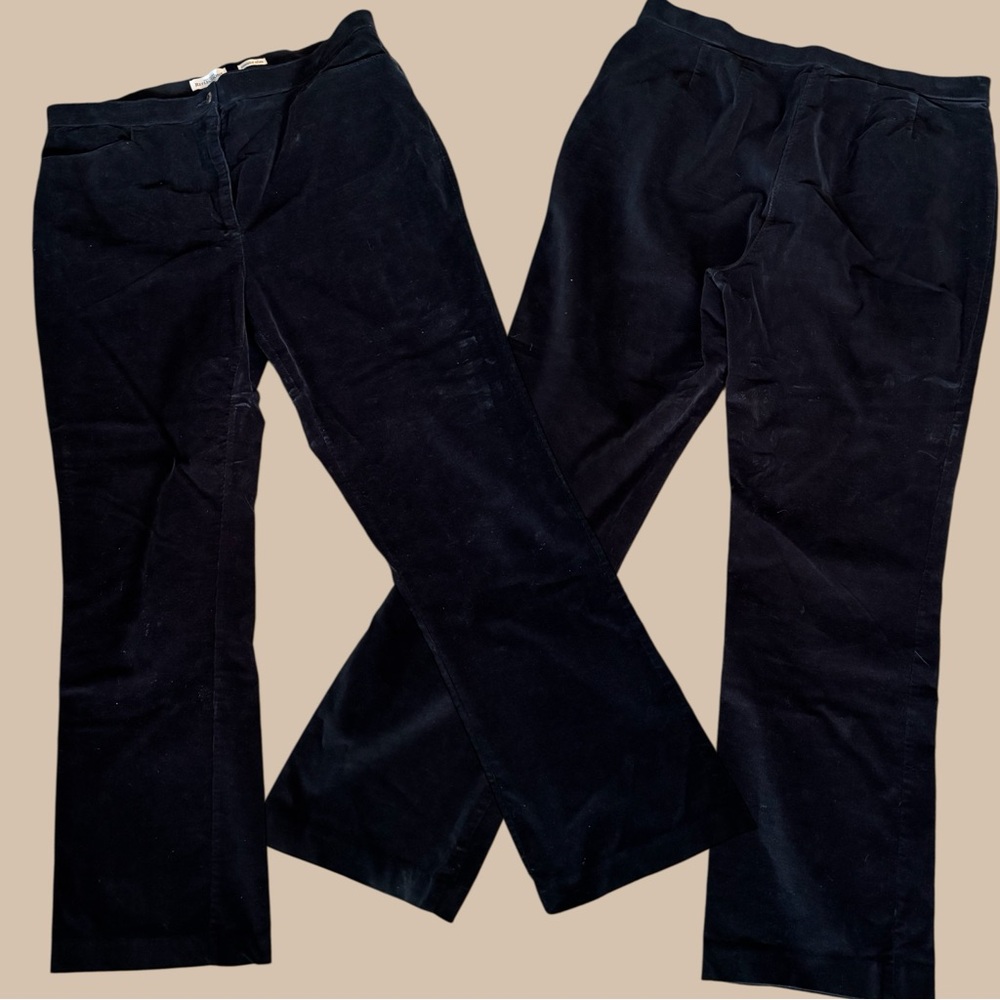 Stretchy NORTHERN REFLECTIONS Essential Slim Black Corduroy Ankle Pants 36x28
